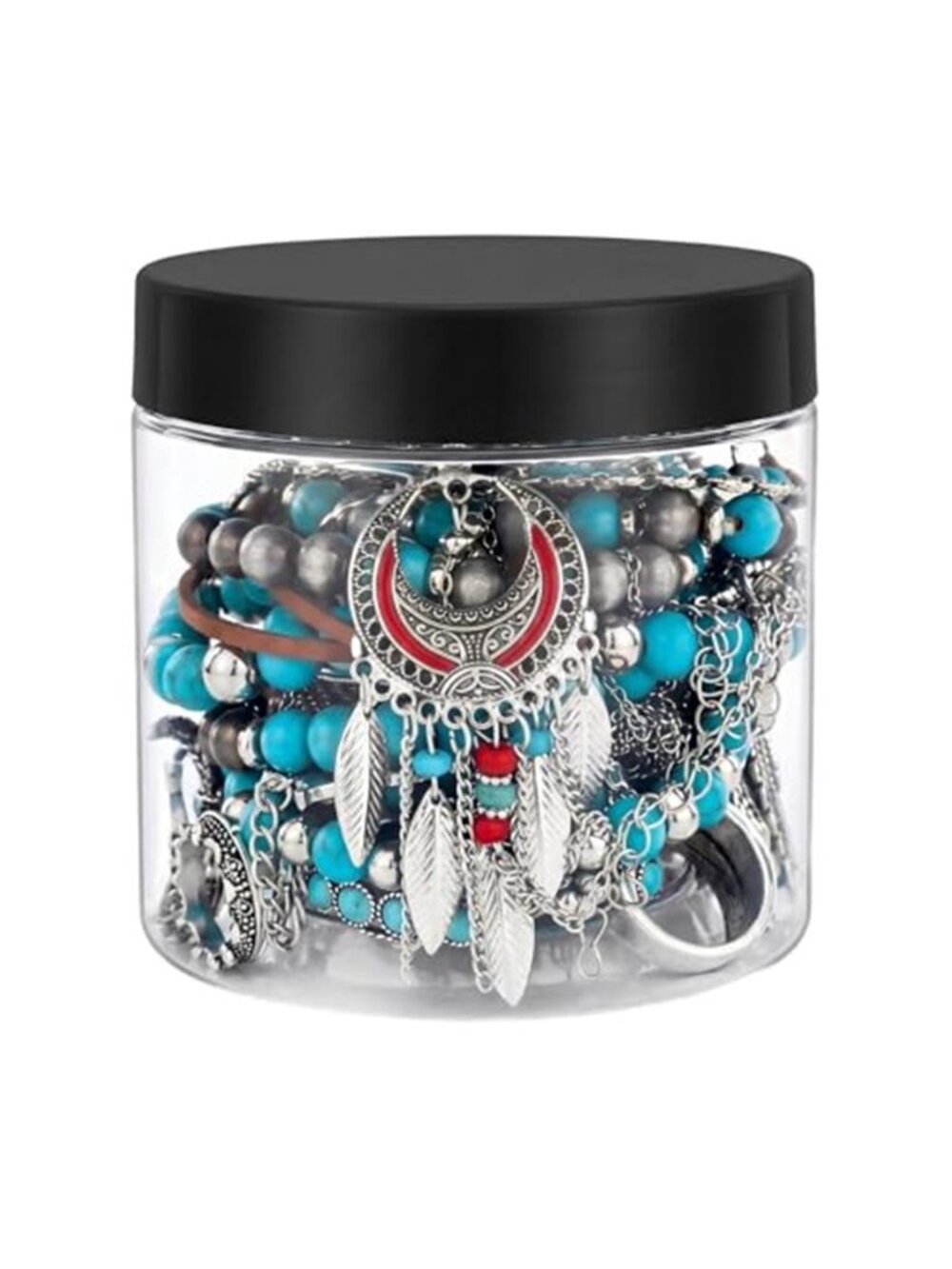 Vintage Mystery Jewelry Jar, Surprise Jewelry Box Gift Set Multi Style